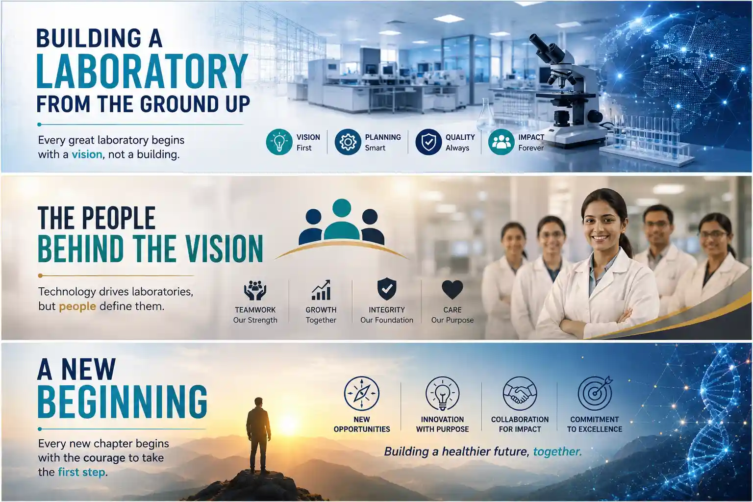 Building a Laboratory from the Ground Up infographic